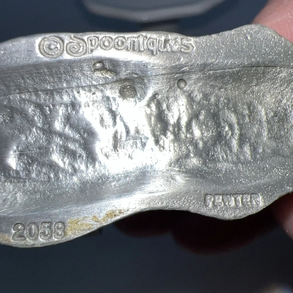 Spoontiques Pewter Dolphins  # 2058‎ Jumping Through Hoop Porpoises